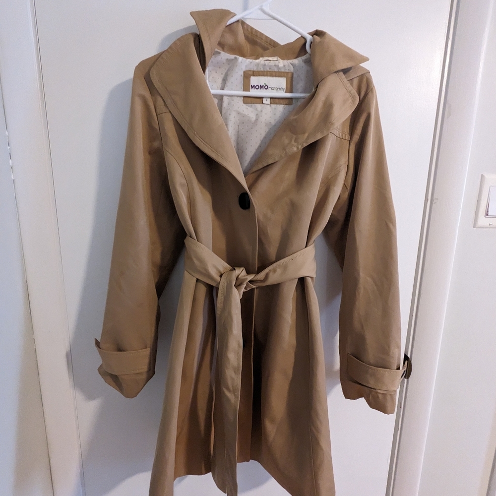 Momo maternity trench